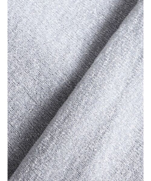 ELENDEEK（エレンディーク）の「ラメシアーハイネックニット（ニット/セーター・レディース・シルバー/ブラック/オレンジ・FREE）」の7枚目の写真