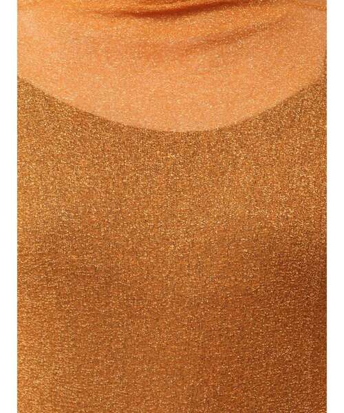 ELENDEEK（エレンディーク）の「ラメシアーハイネックニット（ニット/セーター・レディース・シルバー/ブラック/オレンジ・FREE）」の12枚目の写真