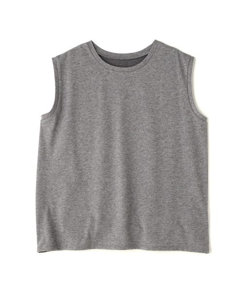 NATURAL BEAUTY BASIC(ナチュラルビューティーベーシック)の「◇メタルプレートノースリーブカットソー(Tシャツ/カットソー・レディース・チャコールグレー/オフホワイト/ブラック・FREE)」の8枚目の写真