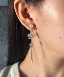 【CHI SELECT】フラワーモチーフ ロングピアス chi-pierce-00492 N【GBT】