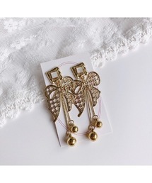 【maru】ビックリボンピアス(MA)
