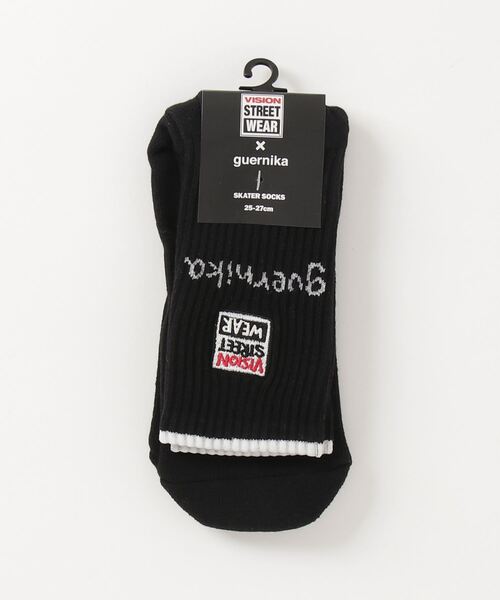 VISION STREET WEAR(ヴィジョンストリートウェア)の「VISION STREET WEAR × Guernika/ヴィジョン ストリート ウェア×ゲルニカ/マグロゴ SOX(ソックス/靴下・メンズ・ホワイト/ブラック・L)」の5枚目の写真