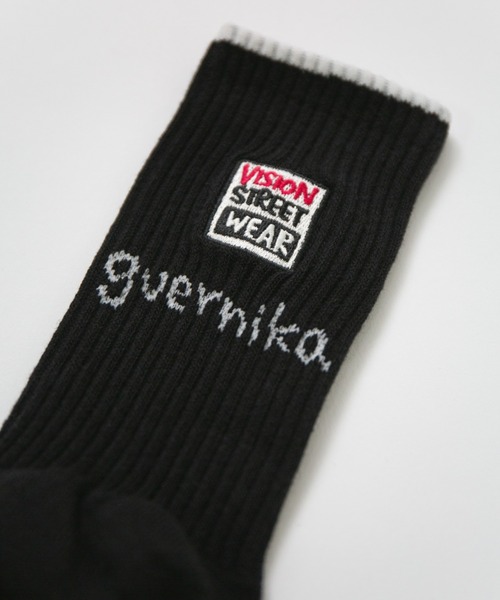 VISION STREET WEAR(ヴィジョンストリートウェア)の「VISION STREET WEAR × Guernika/ヴィジョン ストリート ウェア×ゲルニカ/マグロゴ SOX(ソックス/靴下・メンズ・ホワイト/ブラック・L)」の14枚目の写真