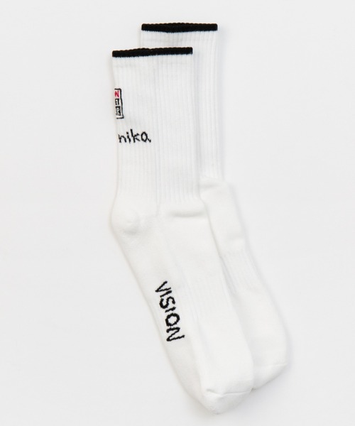 VISION STREET WEAR(ヴィジョンストリートウェア)の「VISION STREET WEAR × Guernika/ヴィジョン ストリート ウェア×ゲルニカ/マグロゴ SOX(ソックス/靴下・メンズ・ホワイト/ブラック・L)」の15枚目の写真