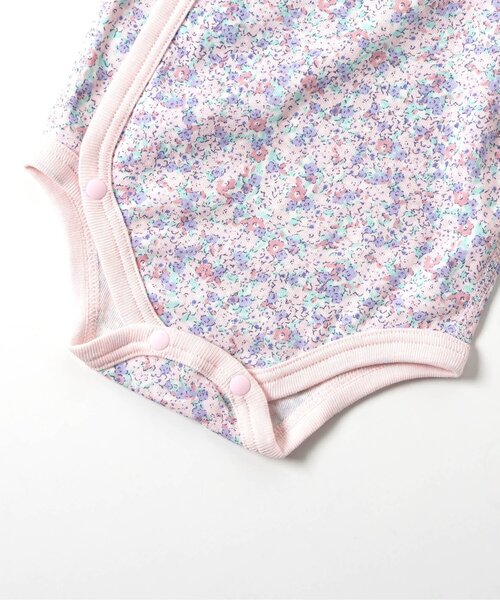 apres les cours（アプレレクール）の「フライス長袖グレコ肌着（肌着・キッズ・ピンク/ベージュ/アイボリー/オフホワイト・70/80）」の9枚目の写真