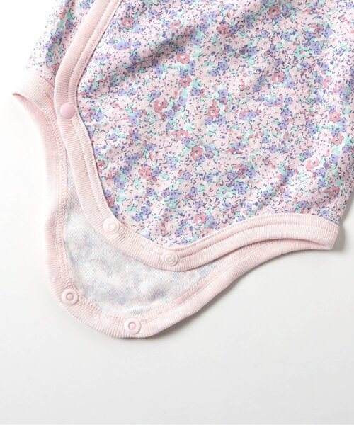 apres les cours（アプレレクール）の「フライス長袖グレコ肌着（肌着・キッズ・ピンク/ベージュ/アイボリー/オフホワイト・70/80）」の10枚目の写真