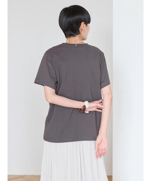 AMERICAN HOLIC(アメリカンホリック)の「TURQUOISEロゴカットプルオーバー(Tシャツ/カットソー・レディース・チャコールグレー/アイボリー/ライトベージュ・M/L)」の18枚目の写真