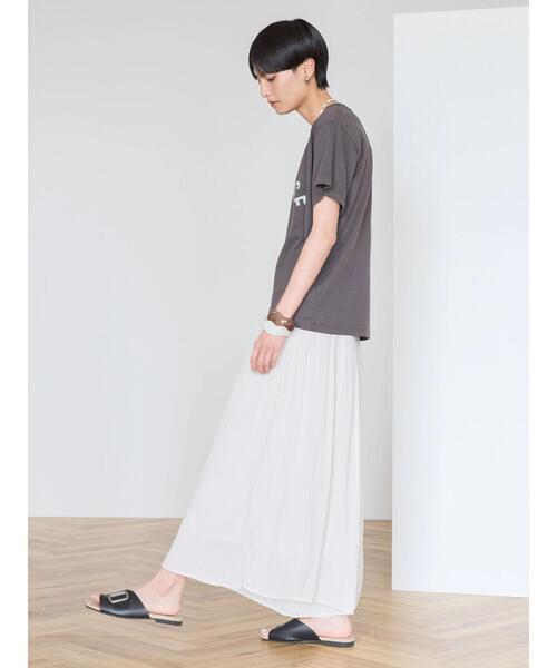 AMERICAN HOLIC(アメリカンホリック)の「TURQUOISEロゴカットプルオーバー(Tシャツ/カットソー・レディース・チャコールグレー/アイボリー/ライトベージュ・M/L)」の15枚目の写真