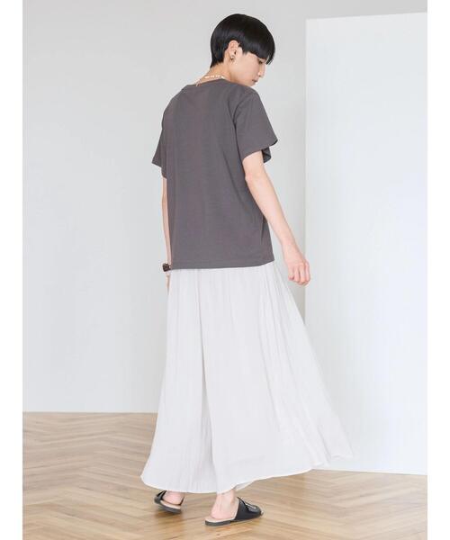 AMERICAN HOLIC(アメリカンホリック)の「TURQUOISEロゴカットプルオーバー(Tシャツ/カットソー・レディース・チャコールグレー/アイボリー/ライトベージュ・M/L)」の14枚目の写真