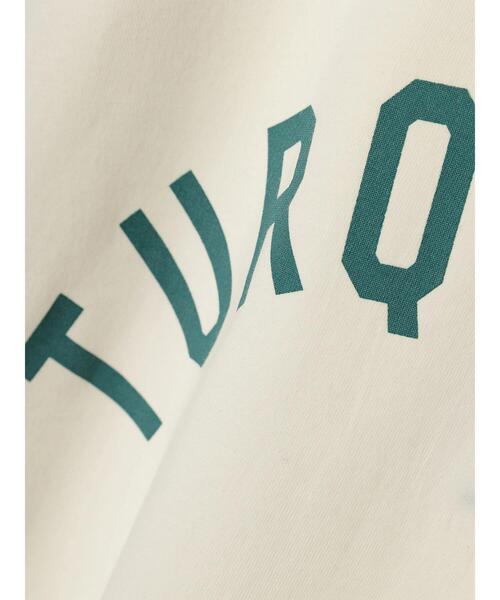AMERICAN HOLIC(アメリカンホリック)の「TURQUOISEロゴカットプルオーバー(Tシャツ/カットソー・レディース・チャコールグレー/アイボリー/ライトベージュ・M/L)」の7枚目の写真