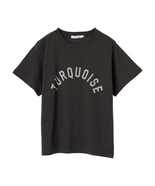 AMERICAN HOLIC(アメリカンホリック)の「TURQUOISEロゴカットプルオーバー(Tシャツ/カットソー・レディース・チャコールグレー/アイボリー/ライトベージュ・M/L)」の5枚目の写真