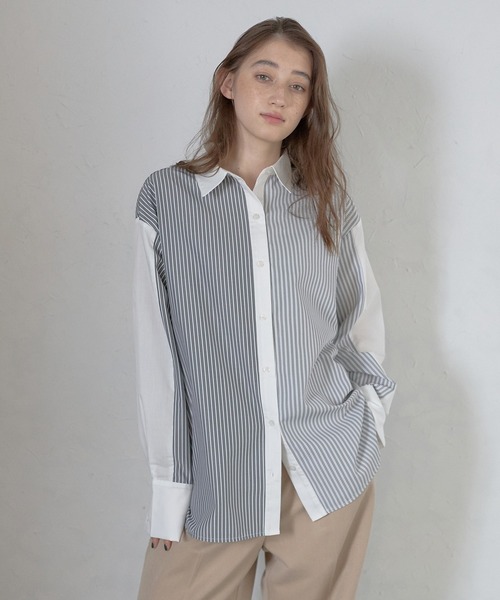 multi stripe shirt / ミックスストライプシャツ