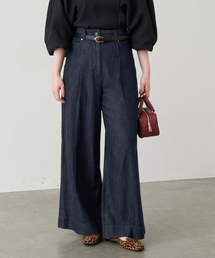 IENA（イエナ）の「ブライトデニム ソフトワイドパンツ（デニムパンツ・レディース）」