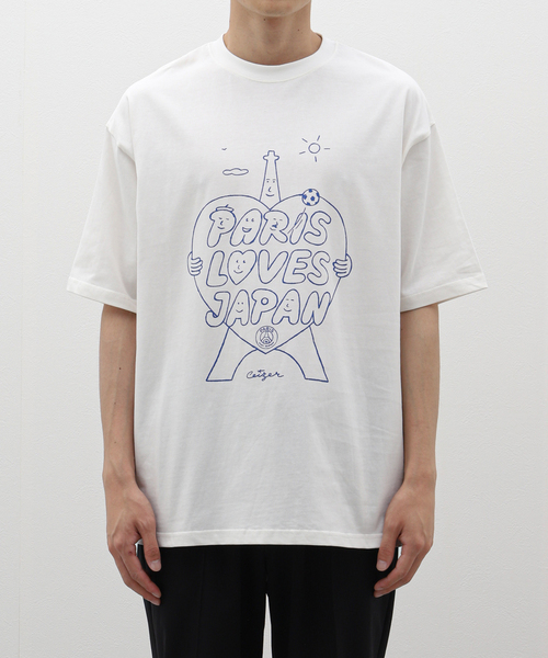PARIS SAINT-GERMAIN（パリサンジェルマン）の「【Paris Saint-Germain / パリ・サン＝ジェルマン】CEIZER PARIS LOVES JAPAN TEE（Tシャツ/カットソー・メンズ・ホワイト/ネイビー・X-LARGE/LARGE/MEDIUM）」の13枚目の写真