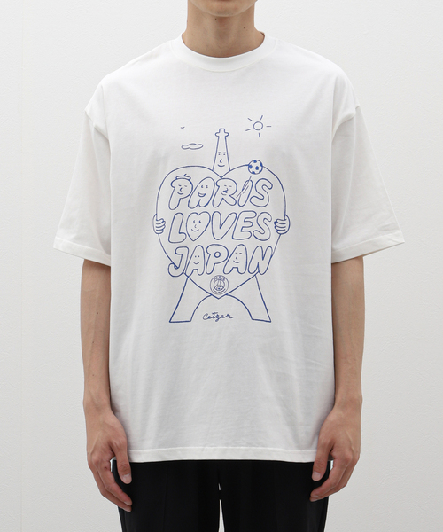 PARIS SAINT-GERMAIN（パリサンジェルマン）の「【Paris Saint-Germain / パリ・サン＝ジェルマン】CEIZER PARIS LOVES JAPAN TEE（Tシャツ/カットソー・メンズ・ホワイト/ネイビー・X-LARGE/LARGE/MEDIUM）」の14枚目の写真