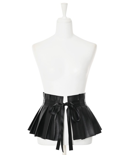Narcissus（ナルシス）の「【Narcissus】リボンペプラムベルト（ベルト・レディース・ブラック・FREE）」の3枚目の写真