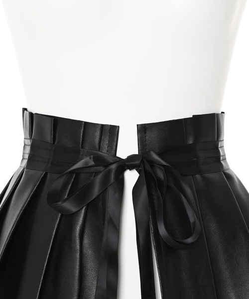 Narcissus（ナルシス）の「【Narcissus】リボンペプラムベルト（ベルト・レディース・ブラック・FREE）」の6枚目の写真