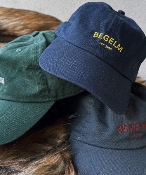 BEGELM（ビジルム）の「Logo Cotton Cap（キャップ・レディース・グリーン/ネイビー/チャコールグレー・FREE）」の5枚目の写真