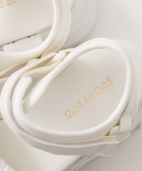 OLIVE des OLIVE（オリーブデオリーブ）の「シャーリングスポーツサンダル（その他シューズ・レディース・ブラック/アイボリー/ホワイト・SMALL/MEDIUM/LARGE）」の12枚目の写真