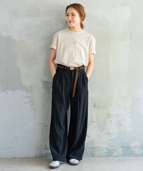 Spick & Span（スピックアンドスパン）の「LEFIJE / レフィエ スエードガチャベルト 2143670200（ベルト・レディース・チャコールグレー/ブラウン/ベージュ・80）」の18枚目の写真