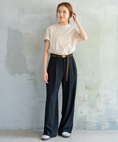 Spick & Span（スピックアンドスパン）の「LEFIJE / レフィエ スエードガチャベルト 2143670200（ベルト・レディース・チャコールグレー/ブラウン/ベージュ・80）」の17枚目の写真