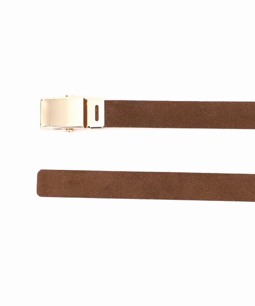 Spick & Span（スピックアンドスパン）の「LEFIJE / レフィエ スエードガチャベルト 2143670200（ベルト・レディース・チャコールグレー/ブラウン/ベージュ・80）」の9枚目の写真