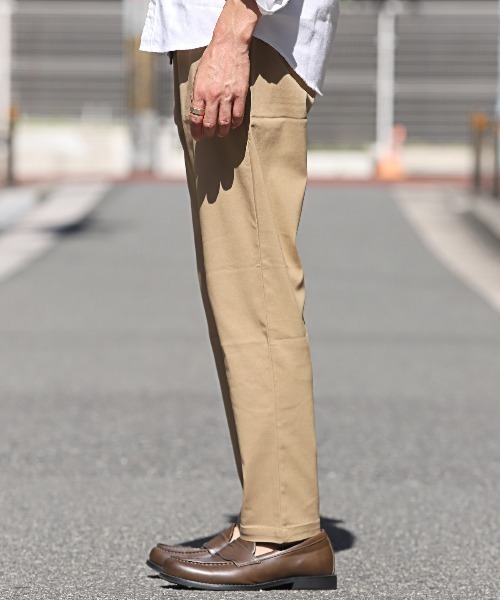 LUXSTYLE(ラグスタイル)の「接触冷感スーパーストレッチイージーパンツ(スラックス・メンズ・ブラック/ベージュ・M/L/XL)」の4枚目の写真