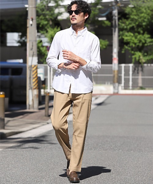 LUXSTYLE(ラグスタイル)の「接触冷感スーパーストレッチイージーパンツ(スラックス・メンズ・ブラック/ベージュ・M/L/XL)」の5枚目の写真
