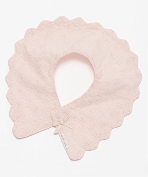 petit main（プティマイン）の「【防水】スカラップリボンスタイ（スタイ/よだれかけ・キッズ・ライトグリーン/アイボリー/ライトピンク・FREE）」の3枚目の写真