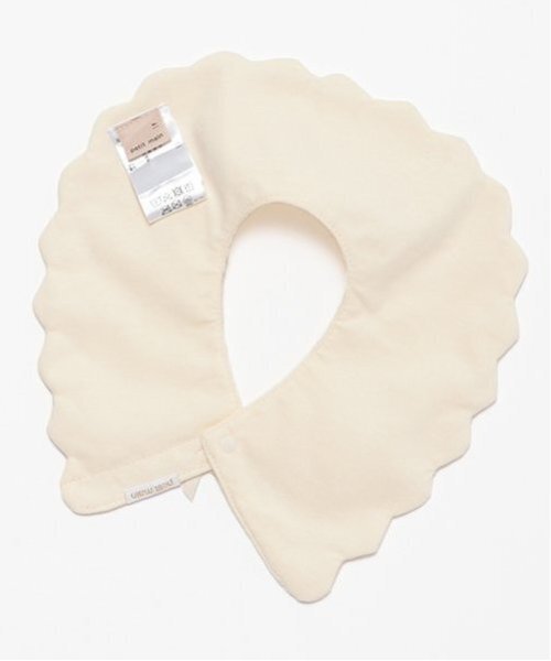 petit main（プティマイン）の「【防水】スカラップリボンスタイ（スタイ/よだれかけ・キッズ・ライトグリーン/アイボリー/ライトピンク・FREE）」の4枚目の写真