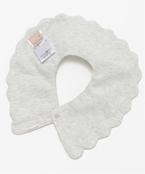 petit main（プティマイン）の「【防水】スカラップリボンスタイ（スタイ/よだれかけ・キッズ・ライトグリーン/アイボリー/ライトピンク・FREE）」の6枚目の写真