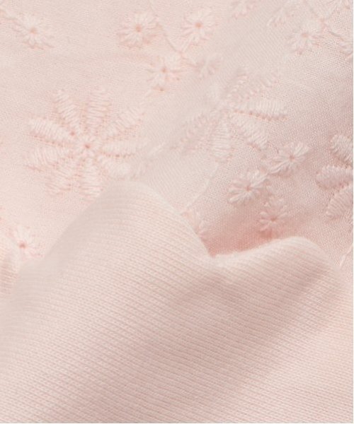 petit main（プティマイン）の「【防水】スカラップリボンスタイ（スタイ/よだれかけ・キッズ・ライトグリーン/アイボリー/ライトピンク・FREE）」の9枚目の写真