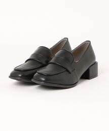 la farfa SHOES（ラ・ファーファ シューズ）の「la farfa shoes スクエアヒール シンプルローファー（ローファー）」