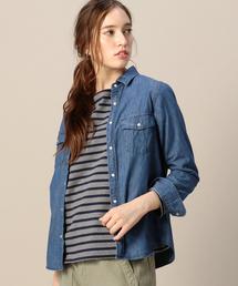 BEAUTY&YOUTH UNITED ARROWS | BY 4.5OZ ダンガリーレギュラーカラーシャツ◆(シャツ/ブラウス)