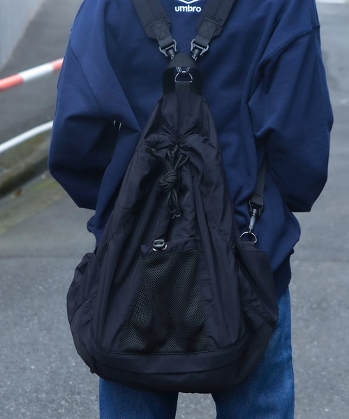 BEN DAVIS（ベンデイビス）の「【BEN DAVIS/ベンデイビス】ナイロンドロストーリングデイパック BDW-8365（バックパック/リュック・メンズ・ベージュ/オフホワイト/ブラック/カーキ・FREE）」の18枚目の写真