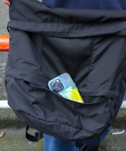 BEN DAVIS（ベンデイビス）の「【BEN DAVIS/ベンデイビス】ナイロンドロストーリングデイパック BDW-8365（バックパック/リュック・メンズ・ベージュ/オフホワイト/ブラック/カーキ・FREE）」の22枚目の写真