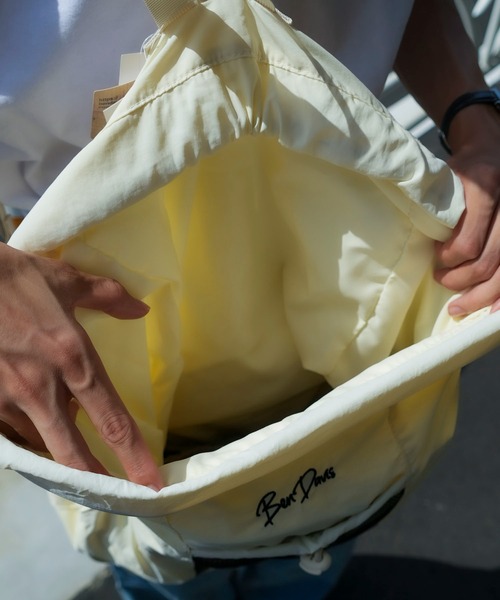 BEN DAVIS（ベンデイビス）の「【BEN DAVIS/ベンデイビス】ナイロンドロストーリングデイパック BDW-8365（バックパック/リュック・メンズ・ベージュ/オフホワイト/ブラック/カーキ・FREE）」の12枚目の写真