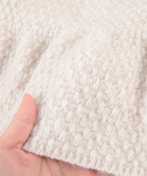 titivate（ティティベイト）の「ペプラムニットビスチェ（キャミソール・レディース・杢グレー/ブラック/ライトベージュ・FREE）」の19枚目の写真