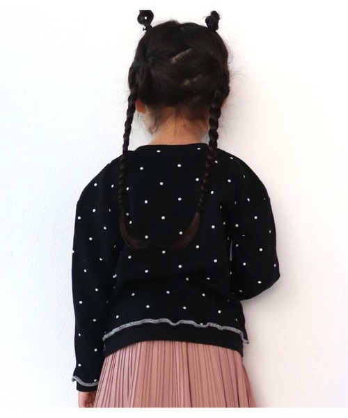 SKAPE(エスケープ)の「メロートレーナー(スウェット・キッズ・ブラック/ホワイト・100cm/90cm/120cm/80cm/130cm/110cm)」の11枚目の写真