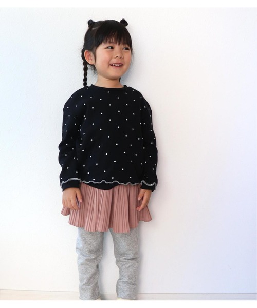 SKAPE(エスケープ)の「メロートレーナー(スウェット・キッズ・ブラック/ホワイト・100cm/90cm/120cm/80cm/130cm/110cm)」の8枚目の写真