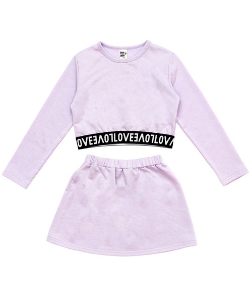 Bee des Bee（ビーデスビー）の「長袖セットアップ（セットアップ・キッズ・杢グレー/ブラック/ホワイト/ブルーパープル・150cm/140cm/130cm/120cm/110cm/100cm）」の9枚目の写真