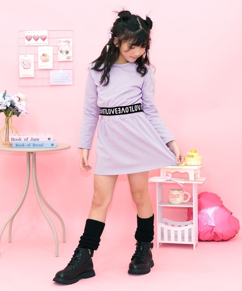 Bee des Bee（ビーデスビー）の「長袖セットアップ（セットアップ・キッズ・杢グレー/ブラック/ホワイト/ブルーパープル・150cm/140cm/130cm/120cm/110cm/100cm）」の8枚目の写真