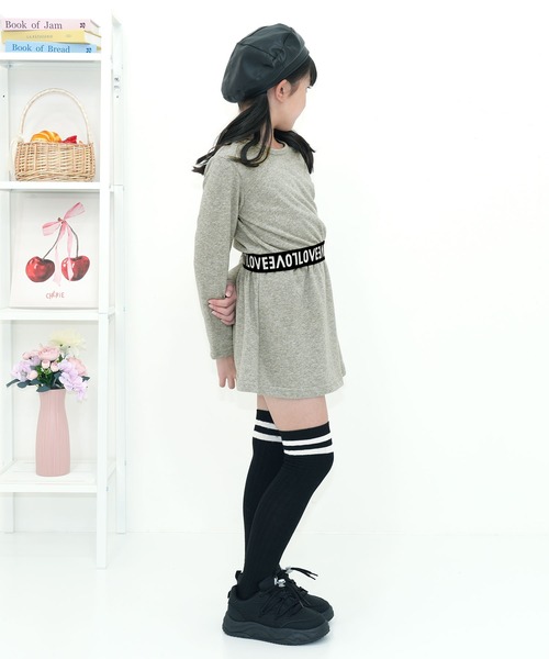 Bee des Bee（ビーデスビー）の「長袖セットアップ（セットアップ・キッズ・杢グレー/ブラック/ホワイト/ブルーパープル・150cm/140cm/130cm/120cm/110cm/100cm）」の16枚目の写真