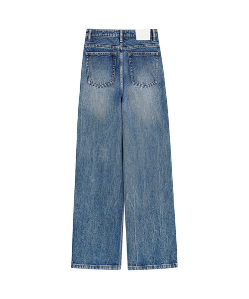 【tageechita】ハイライズワイドレッグナロンデニムパンツ セール】【tageechita】ハイライズワイドレッグナロンデニムパンツ