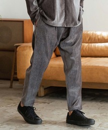 mp12689-Stretch Velour Easy Pants テーパードパンツ