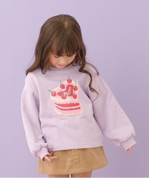 Lycee mine（リセマイン）の「【万能アイテム】選べる７デザインプリントスウェット（スウェット・キッズ・アイボリー/ピンク/ネイビー/ベージュ/ラベンダー/ミント/チャコール・100cm/110cm/120cm/130cm/140cm/150cm）」の6枚目の写真