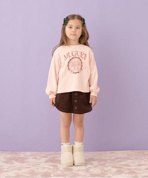 Lycee mine（リセマイン）の「【万能アイテム】選べる７デザインプリントスウェット（スウェット・キッズ・アイボリー/ピンク/ネイビー/ベージュ/ラベンダー/ミント/チャコール・100cm/110cm/120cm/130cm/140cm/150cm）」の13枚目の写真