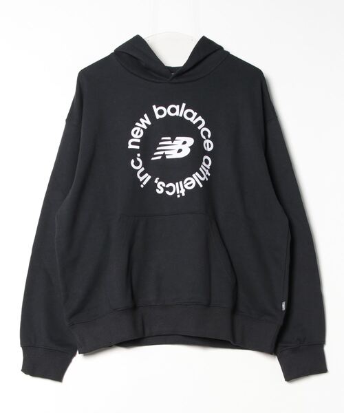 パーカー ニューバランス New Balance オーバーサイズドグラフィックフーディ_Sport フレンチテリー レディース ニューバランス New Balance レディース スウェットパーカー