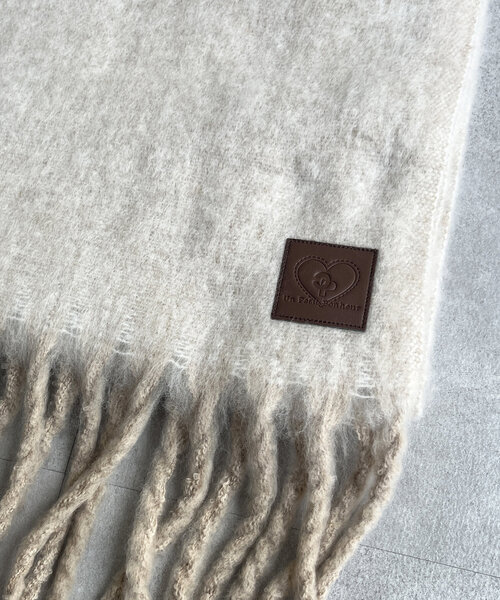 CPCM（シーピーシーエム）の「ふわふわバルキーマフラー（マフラー・レディース・ベージュ/アイボリー/オレンジ/グレー/サックスブルー・FREE）」の13枚目の写真