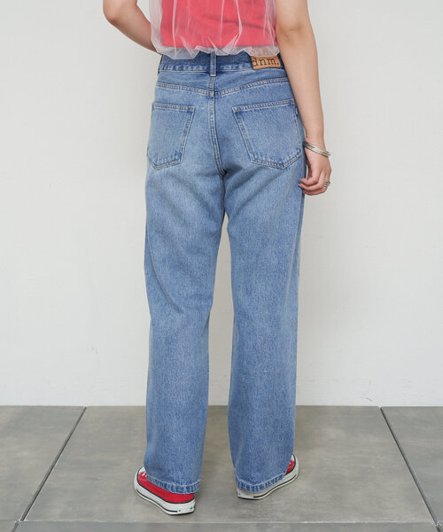 CIAOPANIC（チャオパニック）の「【cian denim/シアンデニム】ハイライズストレートデニム（デニムパンツ・レディース・ブルー/インディゴブルー・MEDIUM/X-SMALL/SMALL）」の10枚目の写真